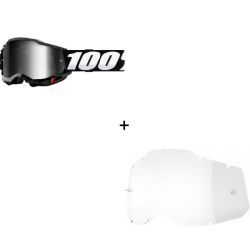 Комплект 100% ACCURI2 BLACK-MIRROR SILVER 2 ЧАСТИ Комплект 100% ACCURI2 BLACK-MIRROR SILVER 2 ЧАСТИ