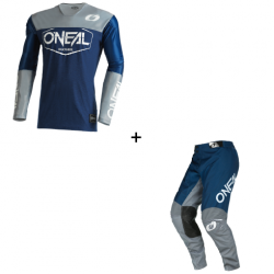 Мотокрос екип O'NEAL MAYHEM HEXX V.22 BLUE/GRAY