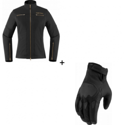 Дамски комплект ICON HELLA2 - BLACK - 2 части