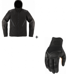 Комплект ICON BASEHAWK2 BLACK - 2 части