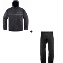 Комплект ICON PDX3 OVERPANTS BLACK - 2 части