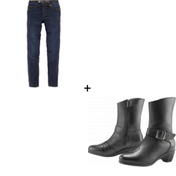 Дамско комплект ICON TUSCADERO - BLACK - 2 части