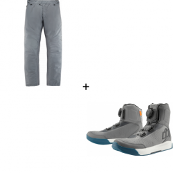 Комплект ICON OVERLORD VENT CE GRAY - 2 части