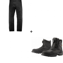 Комплект ICON STORMHAWK BLACK - 2 части