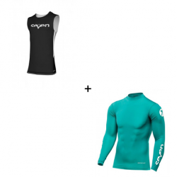 Мотокрос комплект SEVEN ZERO STAPLE BLACK/AQUA