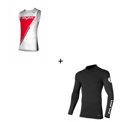 Мотокрос комплект SEVEN ZERO ECHELON WHITE/RED/BLACK