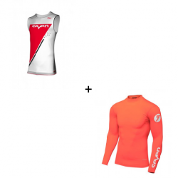 Мотокрос комплект SEVEN ZERO ECHELON WHITE/RED/CORAL