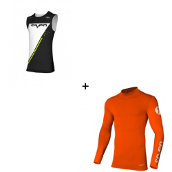 Мотокрос комплект SEVEN ZERO ECHELON BLACK/FLO ORANGE