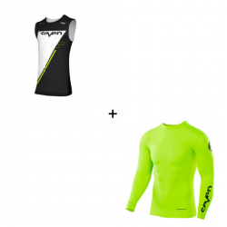 Мотокрос комплект SEVEN ZERO ECHELON BLACK/FLO YELLOW