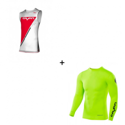 Мотокрос комплект SEVEN ZERO ECHELON WHITE/RED/FLO YELLOW