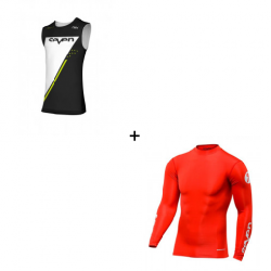 Мотокрос комплект SEVEN ZERO ECHELON BLACK/RED