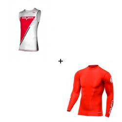 Мотокрос комплект SEVEN ZERO ECHELON WHITE/RED/RED