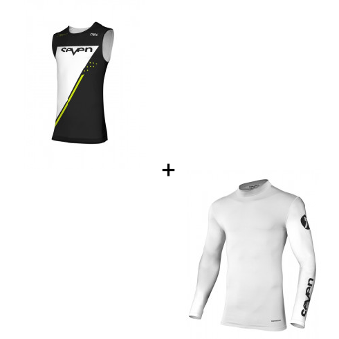 Мотокрос комплект SEVEN ZERO ECHELON BLACK/WHITE Мотокрос комплект SEVEN ZERO ECHELON BLACK/WHITE