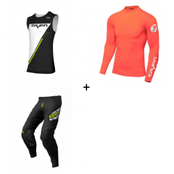 Мотокрос екип SEVEN ZERO ECHELON BLACK/CORAL