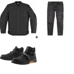 Екип ICON SLABTOWN CE BLACK - 3 части