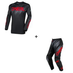 Мотокрос екип O`NEAL ELEMENT VOLTAGE BLACK/RED