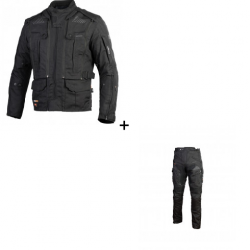 Текстилен мото екип SECA STRADA EVO BLACK - 2 части