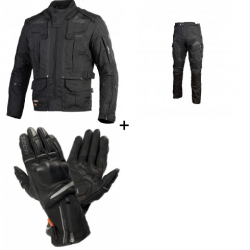 Текстилен мото екип SECA STRADA EVO BLACK - 3 части Текстилен мото екип SECA STRADA EVO BLACK - 3 части