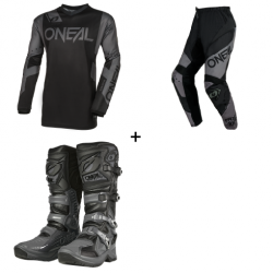 Мотокрос комплект O`NEAL ELEMENT RACEWEAR BLACK/GRAY V.24- 3 части Мотокрос комплект O`NEAL ELEMENT RACEWEAR BLACK/GRAY V.24- 3 части
