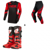 Мотокрос комплект `NEAL ELEMENT RACEWEAR BLACK/RED V.24- 3 части
