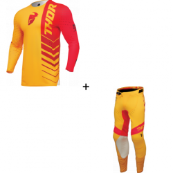 Мотокрос екип THOR PRIME ANALOG YELLOW/RED
