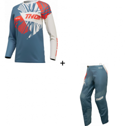 Дамски мотокрос екип THOR WOMEN'S SECTOR SPLIT BLUE/ORANGE