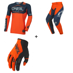 Мотокрос комплект O'NEAL MAYHEM HEXX BLUE/ORANGE V.24- 3 части Мотокрос комплект O'NEAL MAYHEM HEXX BLUE/ORANGE V.24- 3 части