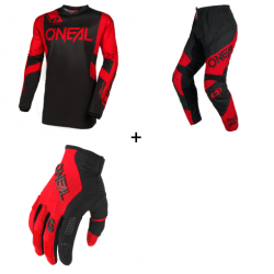 Мотокрос комплект O`NEAL ELEMENT RACEWEAR BLACK/RED V.24- 3 ЧАСТИ Мотокрос комплект O`NEAL ELEMENT RACEWEAR BLACK/RED V.24- 3 ЧАСТИ