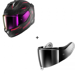 Комплект SHARK SKWAL i3 LINIK MATT BLACK/PINK - огледален Комплект SHARK SKWAL i3 LINIK MATT BLACK/PINK - огледален