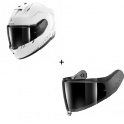 Комплект SHARK SKWAL i3 WHITE - тъмен визьор