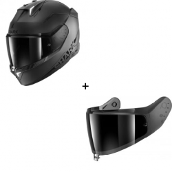 Комплект Каска SHARK SKWAL i3 MATT ANTHRACITE -  тъмен визьор