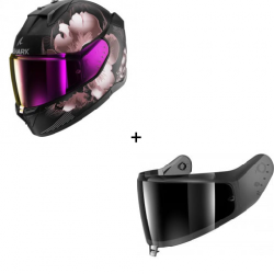 Комплект Каска SHARK D-SKWAL 3 LADY MAYFER MATT LIGHT PINK/BLACK - тъмен визьор Комплект Каска SHARK D-SKWAL 3 LADY MAYFER MATT LIGHT PINK/BLACK - тъмен визьор