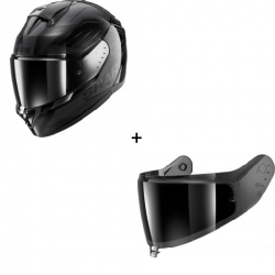 Комплект Каска SHARK RIDILL 2 BERSEK BLACK/GRAY - тъмен визьор Комплект Каска SHARK RIDILL 2 BERSEK BLACK/GRAY - тъмен визьор