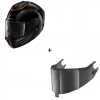 Комплект Каска SHARK SPARTAN RS BLACK/COPPER GLOSS- тъмен визор