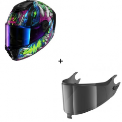 Комплект Каска SHARK SPARTAN RS SHAYTAN MULTI -тъмен визьор