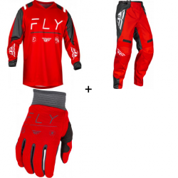 Мотокрос комплект FLY RACING F-16 Riding -Red/Charcoal/White- 3 части