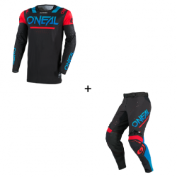 Мотокрос екип O'NEAL PRODIGY FIVE FOUR BLACK/BLUE V.25
