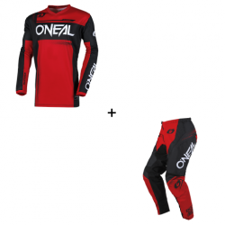 Мотокрос екип O`NEAL ELEMENT RACEWEAR BLACK/RED V.25 Мотокрос екип O`NEAL ELEMENT RACEWEAR BLACK/RED V.25