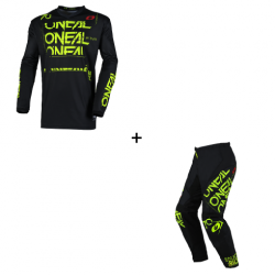 Мотокрос екип O'NEAL ELEMENT STATIC BLACK/NEON YELLOW V.25 Мотокрос екип O'NEAL ELEMENT STATIC BLACK/NEON YELLOW V.25