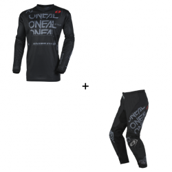 Мотокрос екип O'NEAL ELEMENT STATIC BLACK/GRAY V.25 Мотокрос екип O'NEAL ELEMENT STATIC BLACK/GRAY V.25
