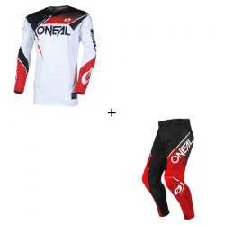 Мотокрос екип O'NEAL HARDWEAR AIR SLAM BLACK/RED V.25 Мотокрос екип O'NEAL HARDWEAR AIR SLAM BLACK/RED V.25