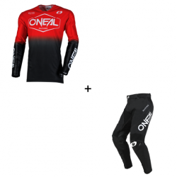 Мотокрос екип O'NEAL MAYHEM HEXX BLACK/RED V.25 Мотокрос екип O'NEAL MAYHEM HEXX BLACK/RED V.25