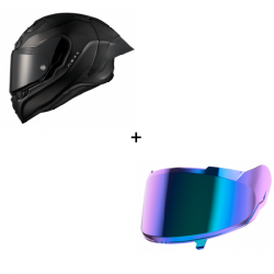 Каска NEXX X.R3R ZERO PRO 2 CARBON BLACK + Визьор IRIDIUM BLUE Каска NEXX X.R3R ZERO PRO 2 CARBON BLACK + Визьор IRIDIUM BLUE