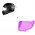 Каска NEXX X.R3R PLAIN BLACK MATT + Визьор IRIDIUM PINK thumb