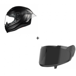 Каска NEXX X.R3R PLAIN BLACK MATT + Визьор SMOKE Каска NEXX X.R3R PLAIN BLACK MATT + Визьор SMOKE