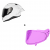 Каска NEXX X.R3R PLAIN WHITE + Визьор IRIDIUM PINK thumb