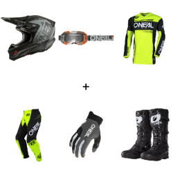 Мотокрос комплект O`NEAL ELEMENT RACEWEAR BLACK/NEON YELLOW V.25- 6 части Мотокрос комплект O`NEAL ELEMENT RACEWEAR BLACK/NEON YELLOW V.25- 6 части