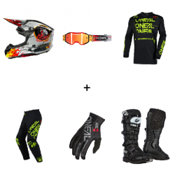 Мотокрос комплект O'NEAL ELEMENT STATIC BLACK/NEON YELLOW V.25- 6 части Мотокрос комплект O'NEAL ELEMENT STATIC BLACK/NEON YELLOW V.25- 6 части