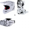 Мотокрос комплект ALPINESTARS WHITE - 3 части