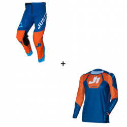 Мотокрос екип Just1 J-Flex 2.0 Blue/Orange - 2 части